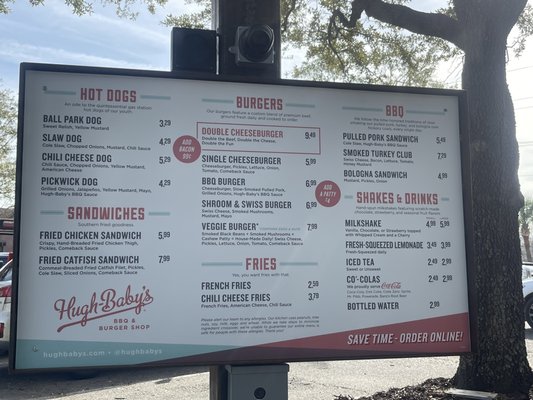 Menu photo 2 Hugh-Baby’s Charleston, SC Menu photo 2 Hugh-Baby’s Charleston, SC