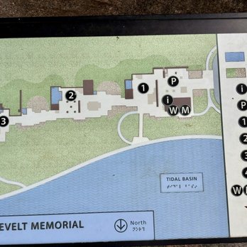Franklin Delano Roosevelt Memorial - Map of the Memorial - Landmarks & Historical Buildings Near Me - Washington, DC, District of Columbia
