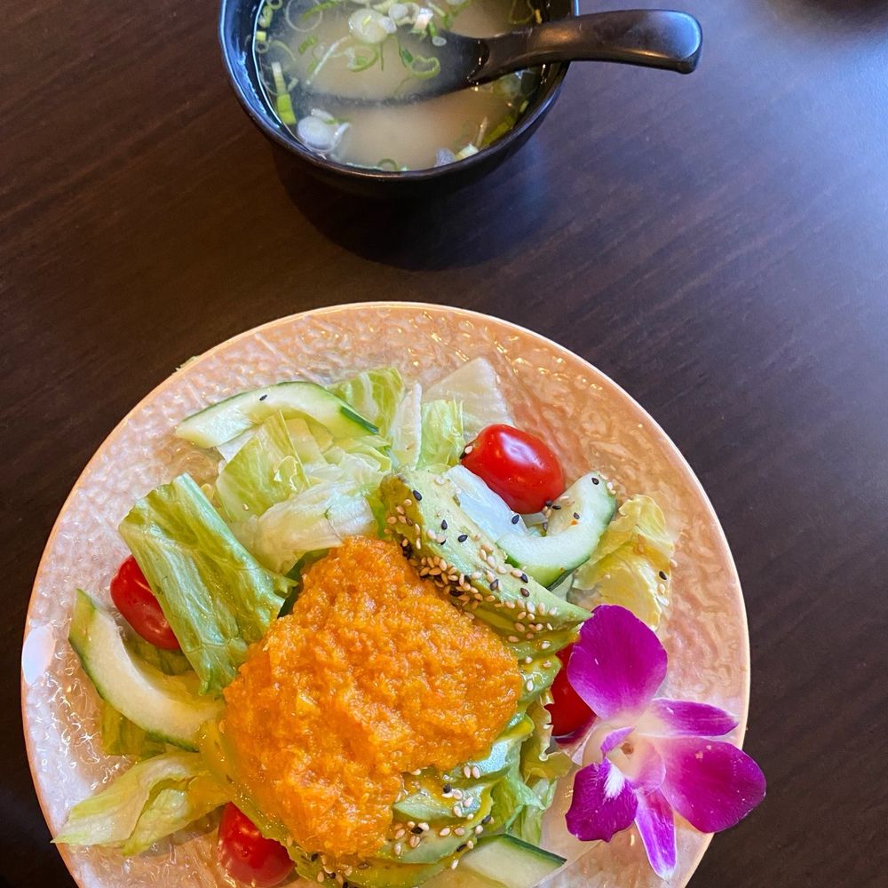 Sushi Yama - Salad and Miso soup - Sushi Bars Near Me - Orlando, Florida Sushi Yama - Salad and Miso soup - Sushi Bars Near Me - Orlando, Florida