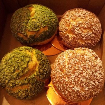 Bibble & Sip - Green Tea Matcha and Earl Grey Cream Puffs...to go box. - Coffee & Tea Near Me - New York, New York Bibble & Sip - Green Tea Matcha and Earl Grey Cream Puffs...to go box. - Coffee & Tea Near Me - New York, New York