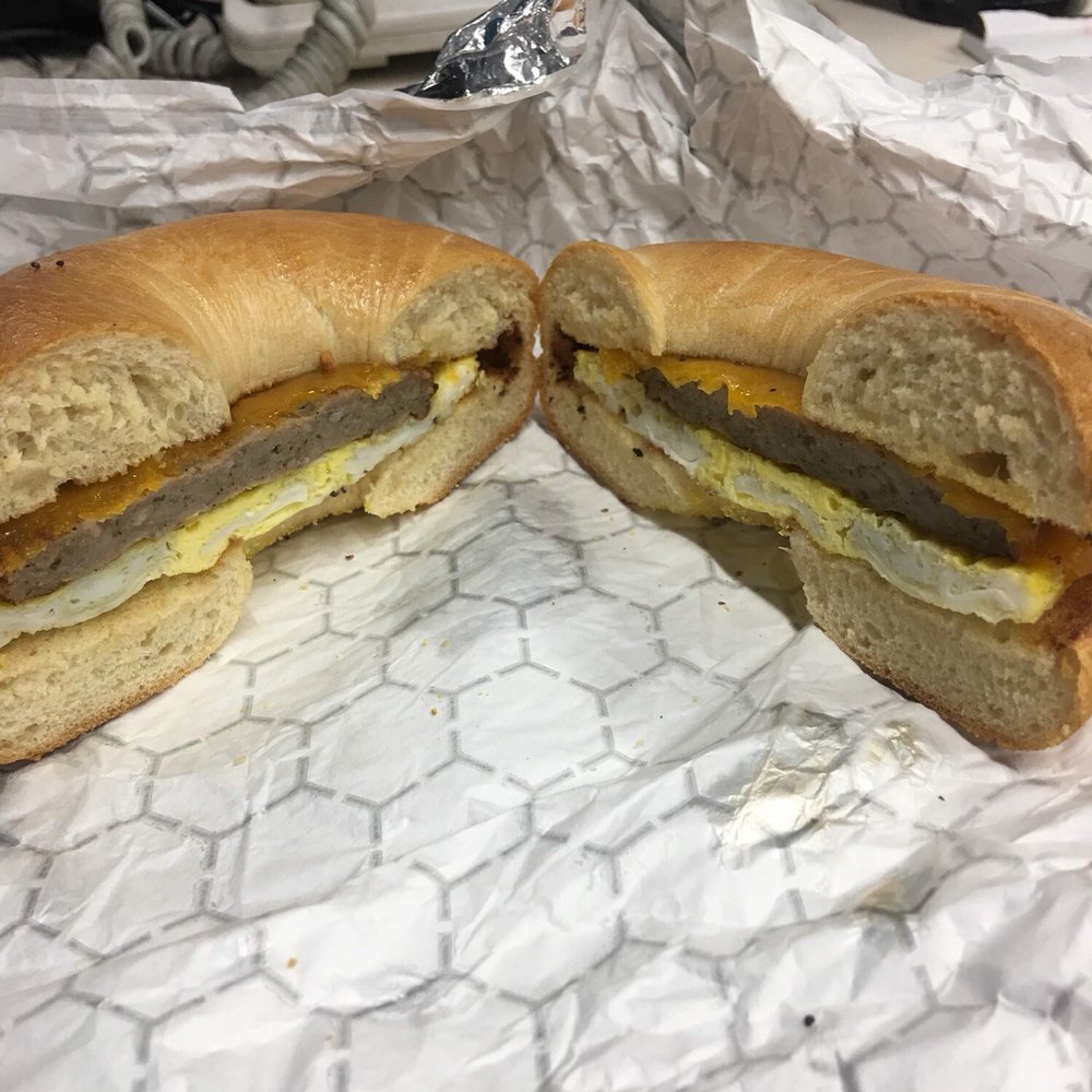 Sausage and cheddar with 1 egg.