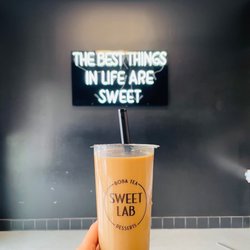 Sweet Lab Boba Tea & Desserts - Okinawa milk tea