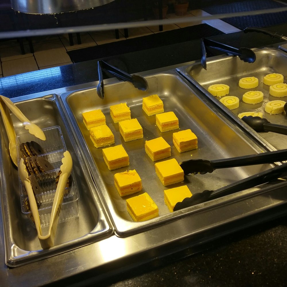 Little mango coconut custards on the dessert buffet! Delicious! Yelp