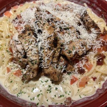 Carrabba's Italian Grill - Chicken Spaghetti Carbonara (without shrimp) - Italian Near Me - Pt. Charlotte, Florida Carrabba's Italian Grill - Chicken Spaghetti Carbonara (without shrimp) - Italian Near Me - Pt. Charlotte, Florida