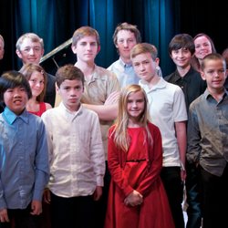 Robert Mahoney Piano Lessons - Robert Mahoney and students at our annual Kuumbwa concert