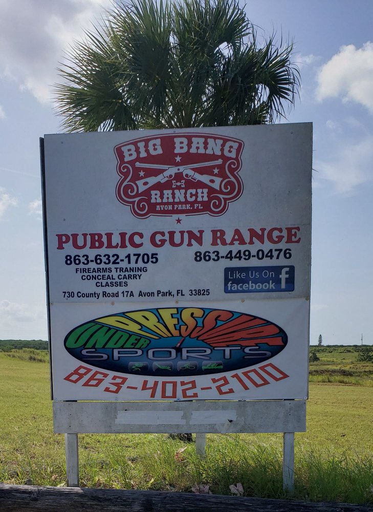 BIG BANG RANCH Gun/Rifle Ranges 950 County Rd 17A W, Avon Park, FL