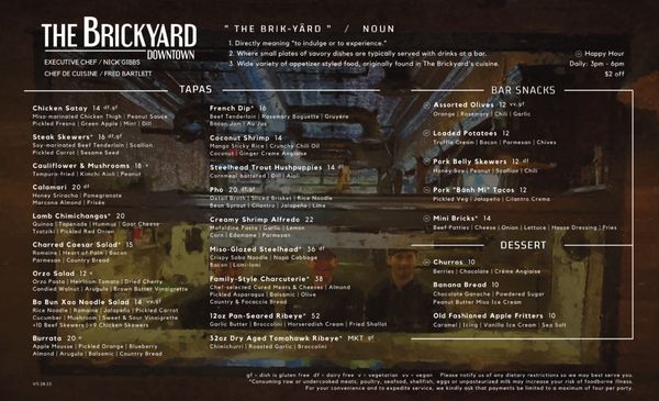 Menu photo 8 The Brickyard Downtown Chandler, AZ Menu photo 8 The Brickyard Downtown Chandler, AZ