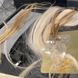 My first extension colors!  Before!