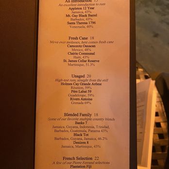 Rum Club - Rum flights. These are exceptional selections! - New American Near Me - Portland, Oregon Rum Club - Rum flights. These are exceptional selections! - New American Near Me - Portland, Oregon
