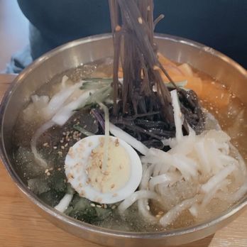 MDK Noodles - Mul Nengmyun Cold Arrowroot Noodle Soup @cl2foodies on ig~ - Noodles Near Me - Houston, Texas MDK Noodles - Mul Nengmyun Cold Arrowroot Noodle Soup @cl2foodies on ig~ - Noodles Near Me - Houston, Texas