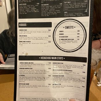 HedgeHog Grill - Current Menu - Southern Near Me - Waller, Texas HedgeHog Grill - Current Menu - Southern Near Me - Waller, Texas