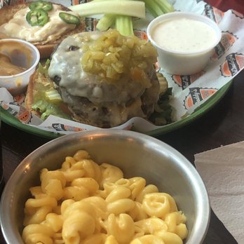Bad Daddy's Burger Bar - Burger with Mac & Cheese - Bars Near Me - Montgomery, Alabama Bad Daddy's Burger Bar - Burger with Mac & Cheese - Bars Near Me - Montgomery, Alabama