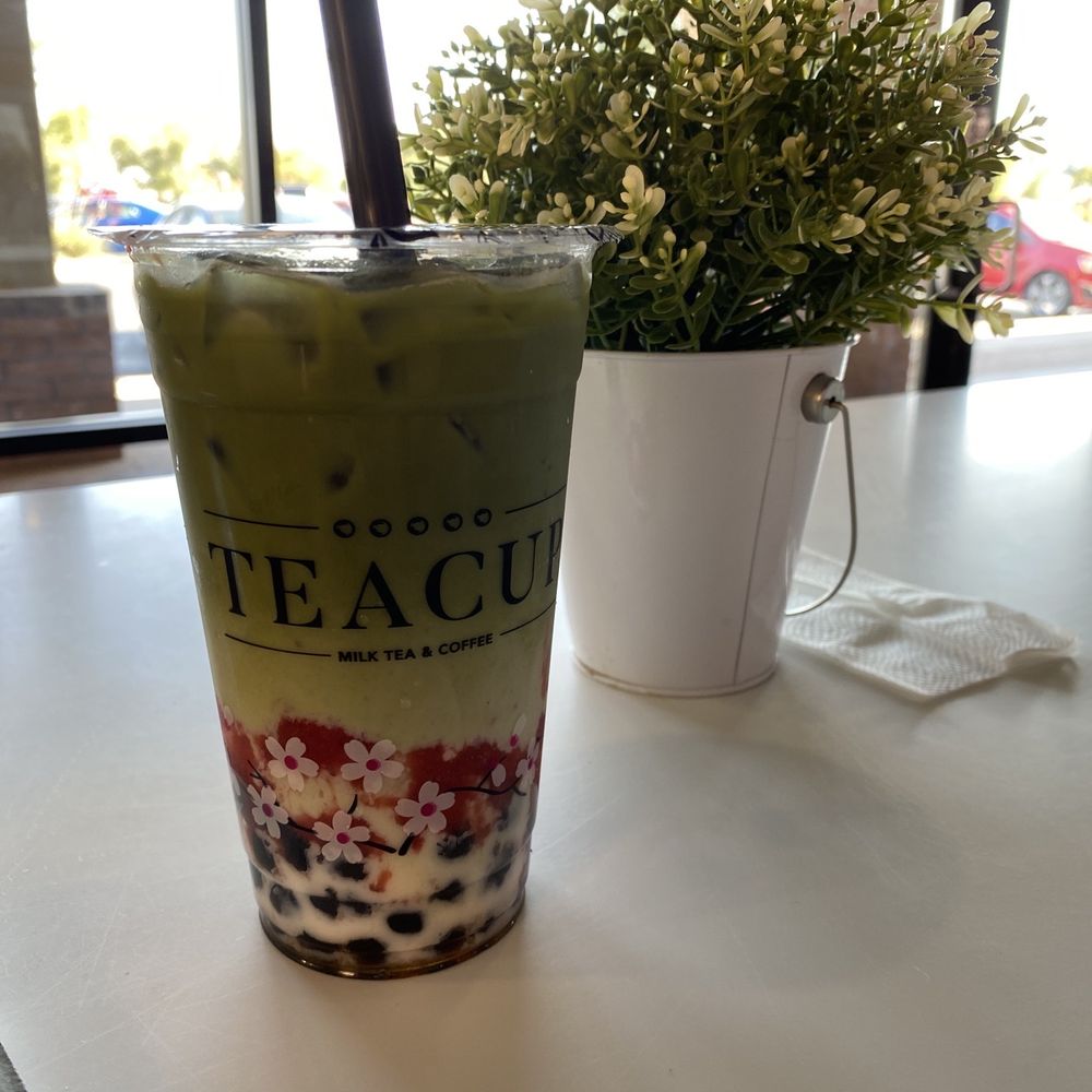 Teacup - Strawberry matcha latte - Coffee & Tea Near Me - Litchfield Park, Arizona