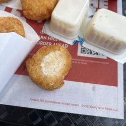 Wendy's - Partly Frozen 6 PC. Chicken Nuggets