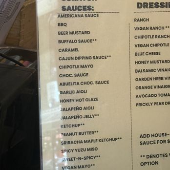 Arizona Wilderness DTPHX - Sauce menu - Beer Gardens Near Me - Phoenix, Arizona Arizona Wilderness DTPHX - Sauce menu - Beer Gardens Near Me - Phoenix, Arizona