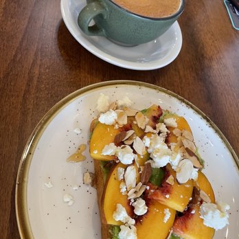 Meeple's Brew - Avocado toast, cappuccino and Greek yogurt with granola. DELICIOUS! - Coffee & Tea Near Me - Morrisville, North Carolina Meeple's Brew - Avocado toast, cappuccino and Greek yogurt with granola. DELICIOUS! - Coffee & Tea Near Me - Morrisville, North Carolina