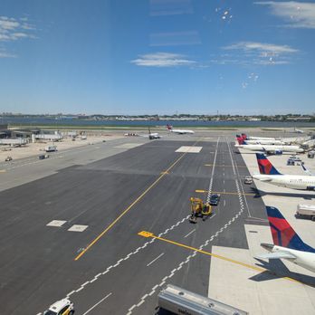 Delta Sky Club - Terminal C - View from Delta Sky Club, LaGuardia Terminal C. - Airport Lounges Near Me - Queens, New York