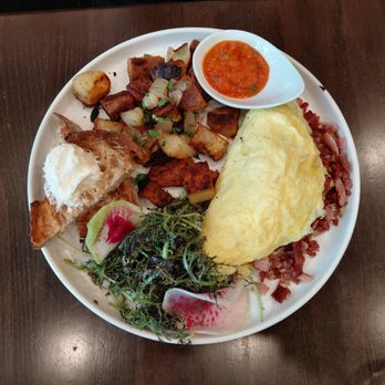 Sprout Cafe - More omelette than we could handle - Sandwiches Near Me - Palo Alto, California