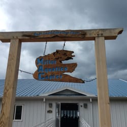 Boy Scouts of America Bear Lake Aquatic Camp - Main entry to Miller Aquatic Center, Bear Lake Aquatics Base
