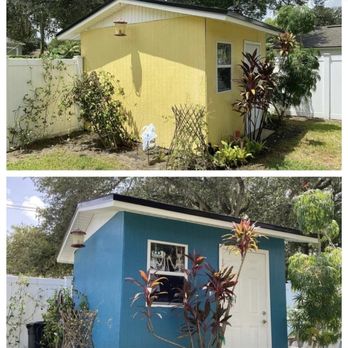 Orlando Paints Orlando - Our shed before and after. - Painters Near Me - Orlando, Florida Orlando Paints Orlando - Our shed before and after. - Painters Near Me - Orlando, Florida
