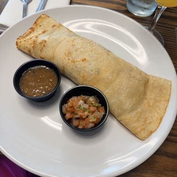 Good Times Kitchen + Bar - Savory crepe burrito - Cocktail Bars Near Me - Houston, Texas