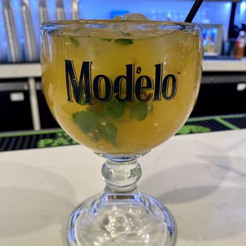 Fuego Tequila Grill - Peach mojito - TERRIBLE! They remade me another Margarita afterward. Couldn't drink this :/ - Mexican Near Me - Walnut Creek, California