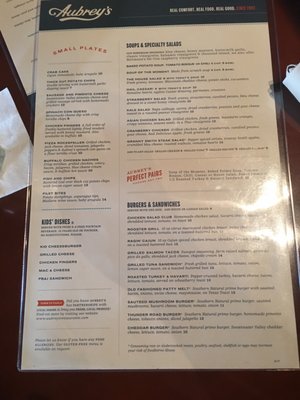 Menu photo 8 Aubrey's - Powell Powell, TN