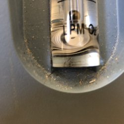 Lincare - These are photos of the concentrator they brought and assured me had been cleaned!!! Really? The filter had black mold in it, see photos.