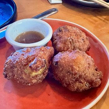Kapa Hale - ANDA da Sea Special: Crispy Crab, shrimp, corn hush puppy andagi with batayaki sauce - Hawaiian Near Me - Honolulu, Hawaii