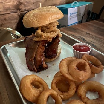The Rail Public House - Fantastic bbq brisket! - Tacos Near Me - Gadsden, Alabama