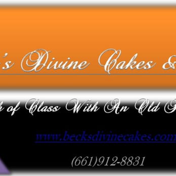 Beck's Divine Cake's and Bakery - business card - Bakeries Near Me - Bakersfield, California Beck's Divine Cake's and Bakery - business card - Bakeries Near Me - Bakersfield, California