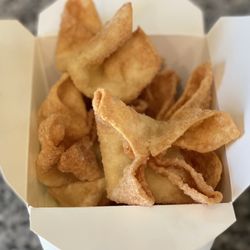 Soy & Spice Cafe - Crispy decent wontons but VERY skimpy on the filling...$9.99 price tag don't fit the filling!