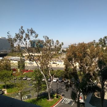 Irvine Marriott - view of freeway from room - Hotels Near Me - Irvine, California