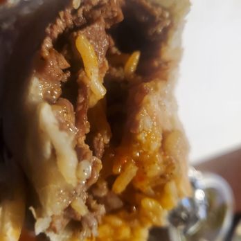 Guadalajara Tacos - This burrito is about 8 inches long it was flavorful and the meat was so fresh and tasty.  It was well worth price - Mexican Near Me - Hayward, California