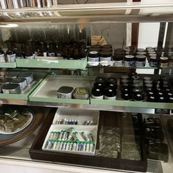 Miracle Gardens - Display case with products