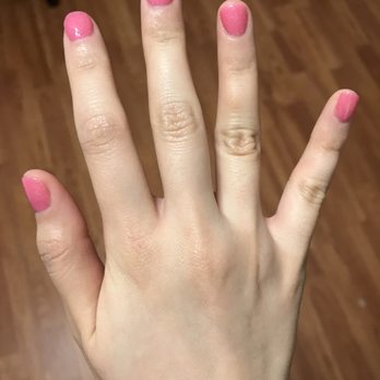 Pamper Nail Resort - Love how natural dip looks (pink and sparkly) - Nail Salons Near Me - Cypress, Texas Pamper Nail Resort - Love how natural dip looks (pink and sparkly) - Nail Salons Near Me - Cypress, Texas