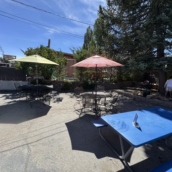 Café Crêpe - Back outdoor seating - Cafes Near Me - Big Bear Lake, California