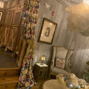 The Angus Barn - Bathroom and lounge area inside with decor - Steakhouses Near Me - Raleigh, North Carolina The Angus Barn - Bathroom and lounge area inside with decor - Steakhouses Near Me - Raleigh, North Carolina