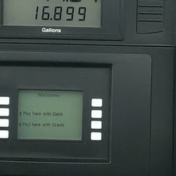 Raceway - I filled up with 47 bucks when it usually takes 77. It's a happy morning.