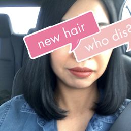 Angled bob by Theary. So cute & perfect!