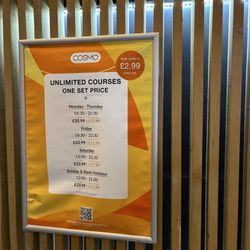 Cosmo - Prices on specific days
