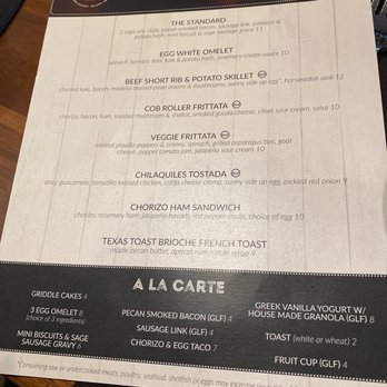 Delaney's Tavern - This is the breakfast menu at Delaney's Tavern. - New American Near Me - Orlando, Florida