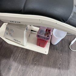 Homegrown Pediatric Dentistry and Orthodontics - Sharps container on the floor, easily accessible to tiny little hands
