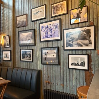 Cafe Colette - Some nice art, including Danny Lyons shots. - New American Near Me - Brooklyn, New York