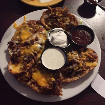 Cali BBQ - Appetizer - Pulled pork potato skins - Barbeque Near Me - Spring Valley, California Cali BBQ - Appetizer - Pulled pork potato skins - Barbeque Near Me - Spring Valley, California