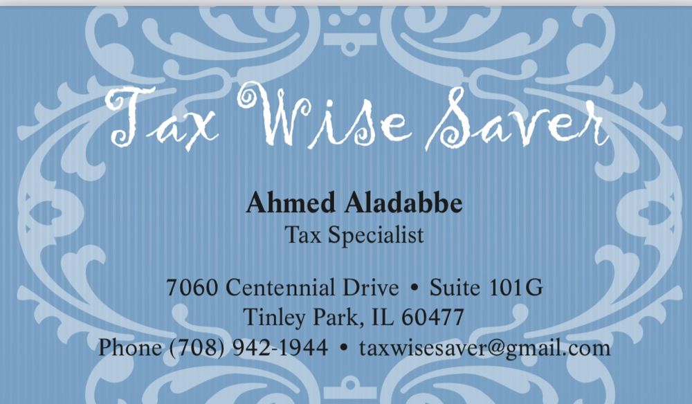 TAX WISE SAVER Request Consultation 7060 Centennial Dr, Tinley Park