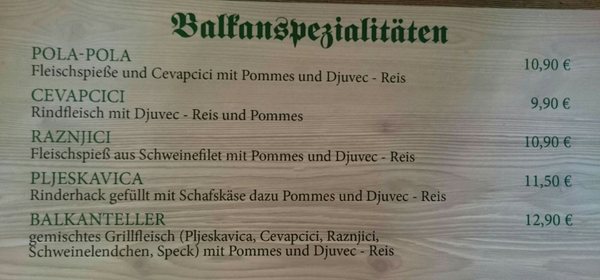 Menu photo 2 Restaurant Grüner Hof Freising, BY