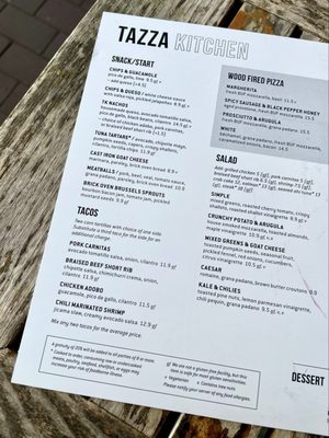 Menu photo 2 Tazza Kitchen Village District Raleigh, NC Menu photo 2 Tazza Kitchen Village District Raleigh, NC