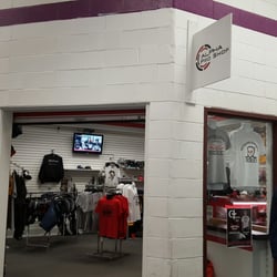 Alpha Ice Complex - Pro shop. They also sell t-shirts with local hockey team names.