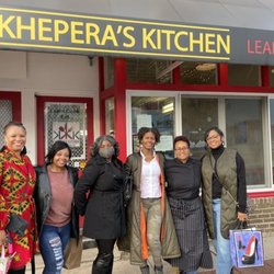 Khepera's Kitchen - Picture with chef/owner Ms. Thomas